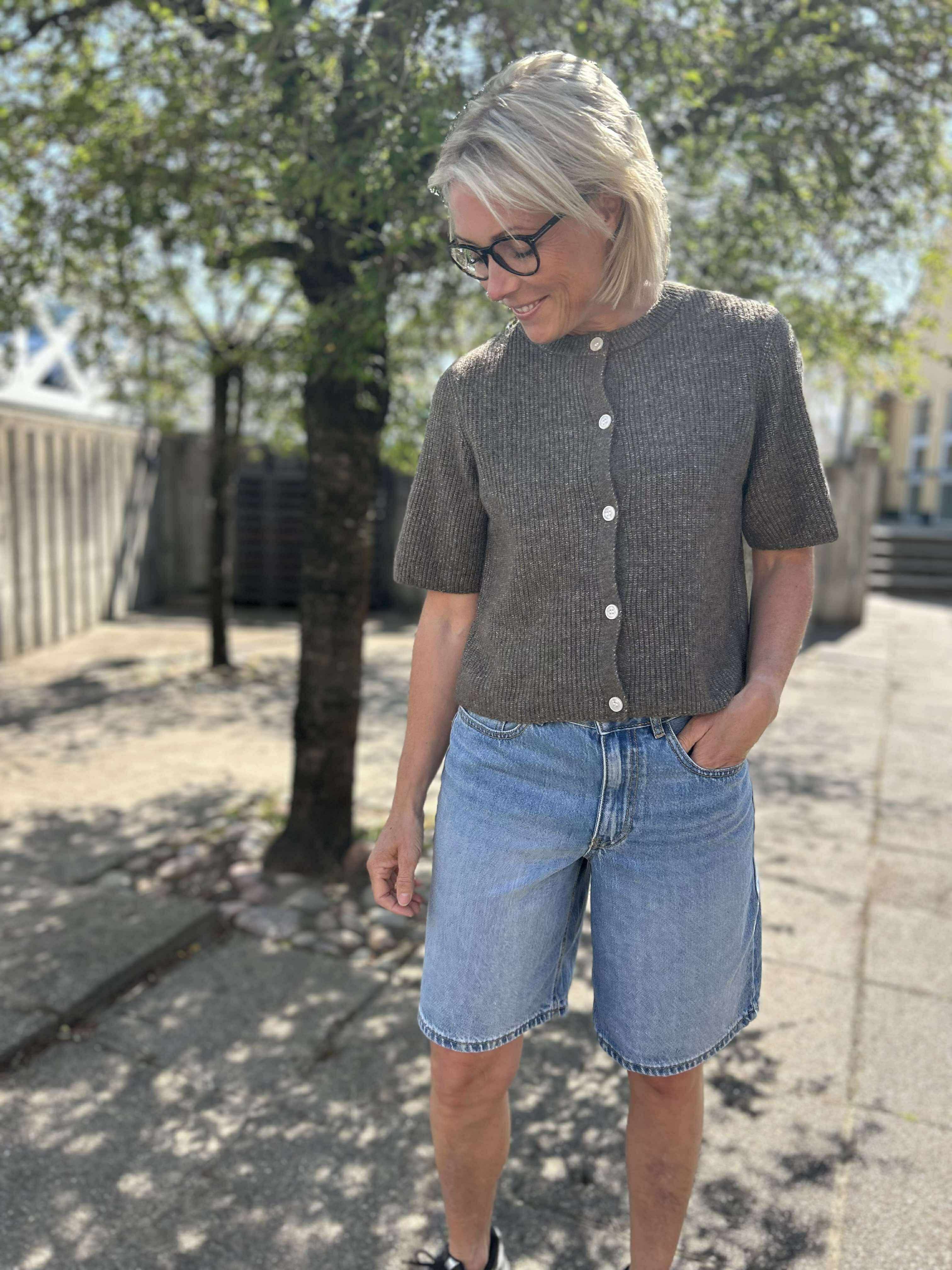 PCSILLY Knit Cardigan - Morel